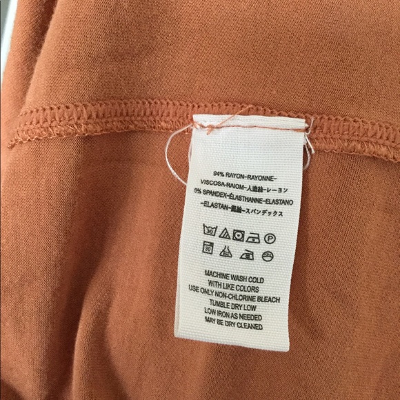 SOLD 💕 Free People Orange Sleeveless Fitted Turtleneck - Picture 9 of 10